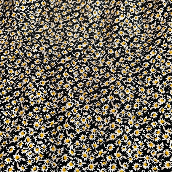 Lily Rose Black and Yellow Fitted Puff Sleeve Mini Dress - Picture 8 of 10